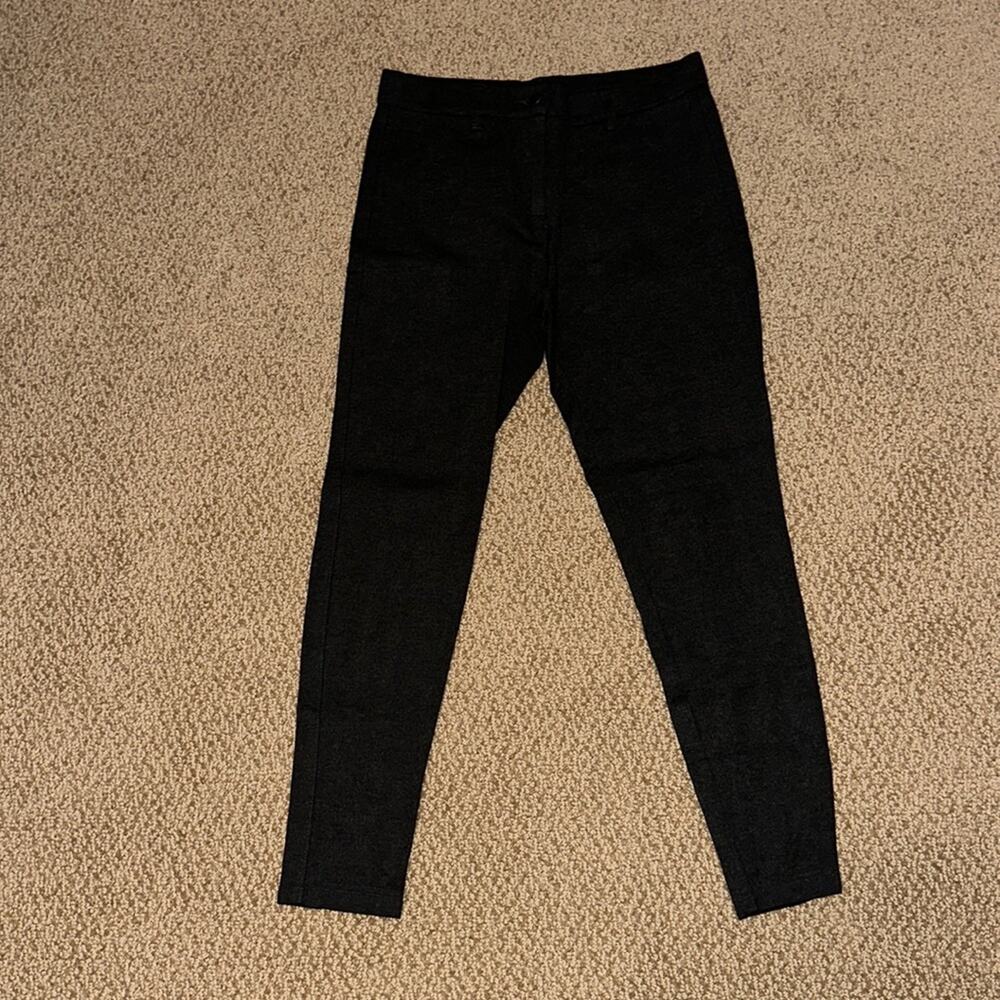 Mario Serrani dark gray ponte leggings - size small